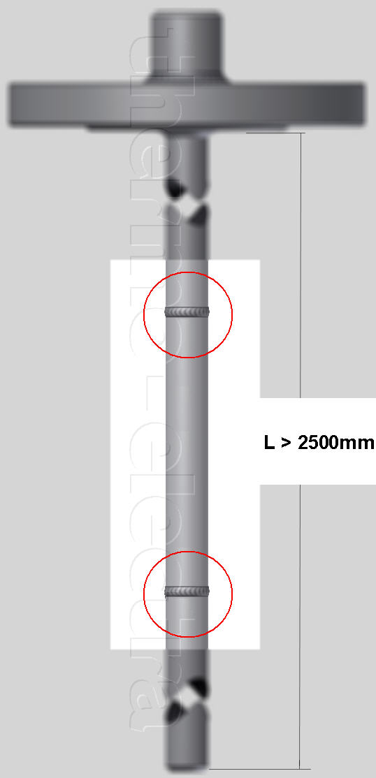 FT 3085 BuiltUp Thermowells Length L >1200mm Thermo Electra