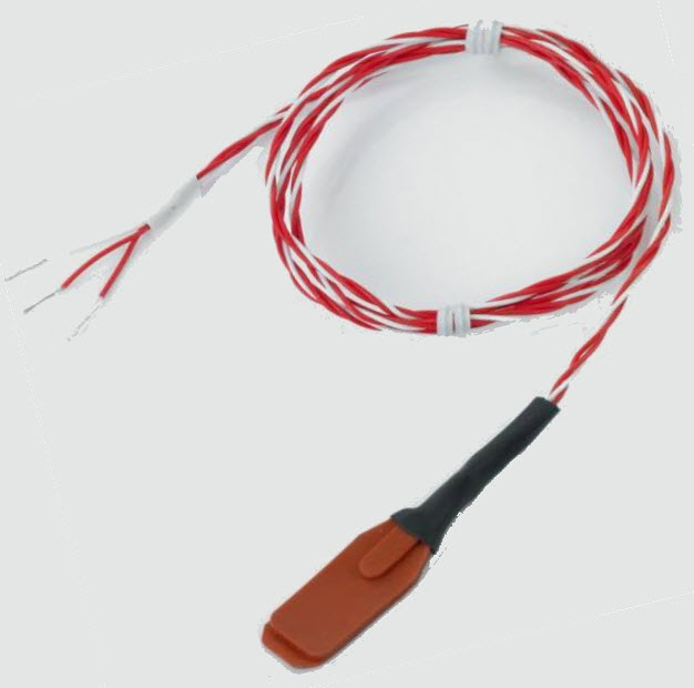 82509 Zelfklevende Siliconen Pt100 oppervlakte voeler. Max 170°C ...