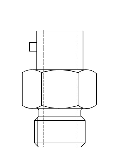 B1 Bayonet adaptor 1/4"BSP - Thermo Electra