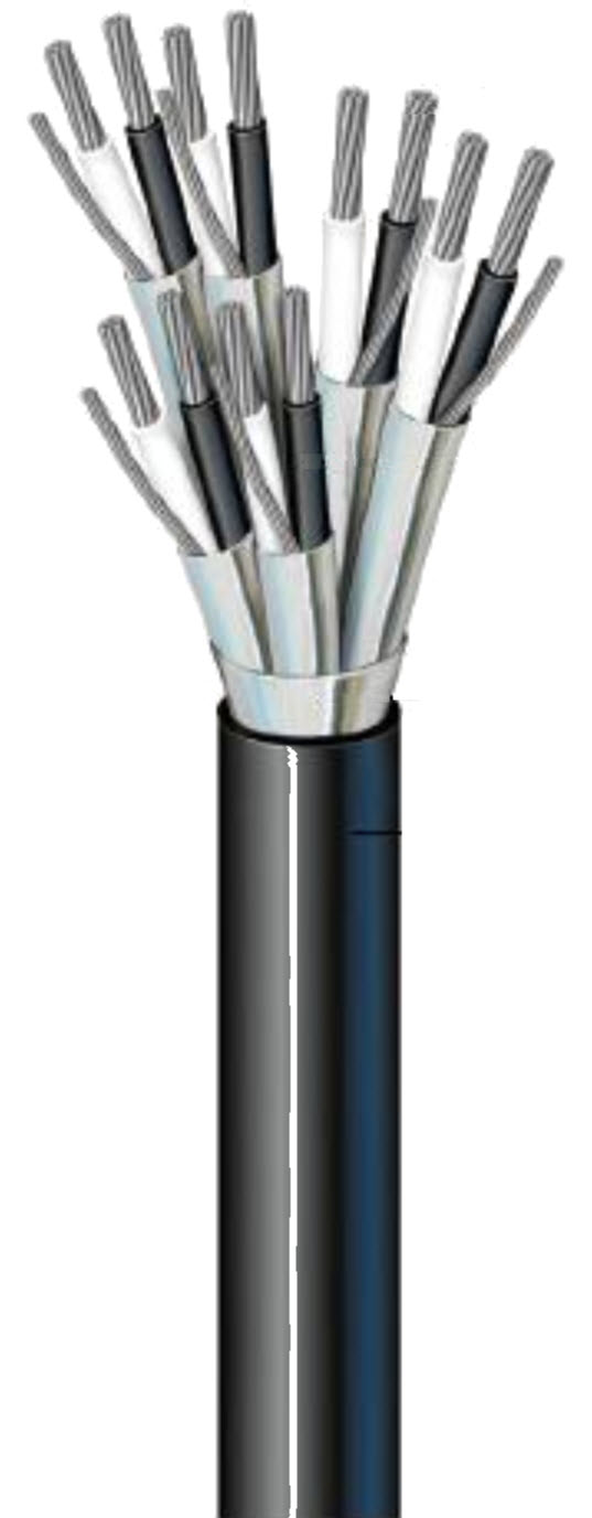 E83 Flexible multipair thermocouple extension cable 0.5mm² each pair